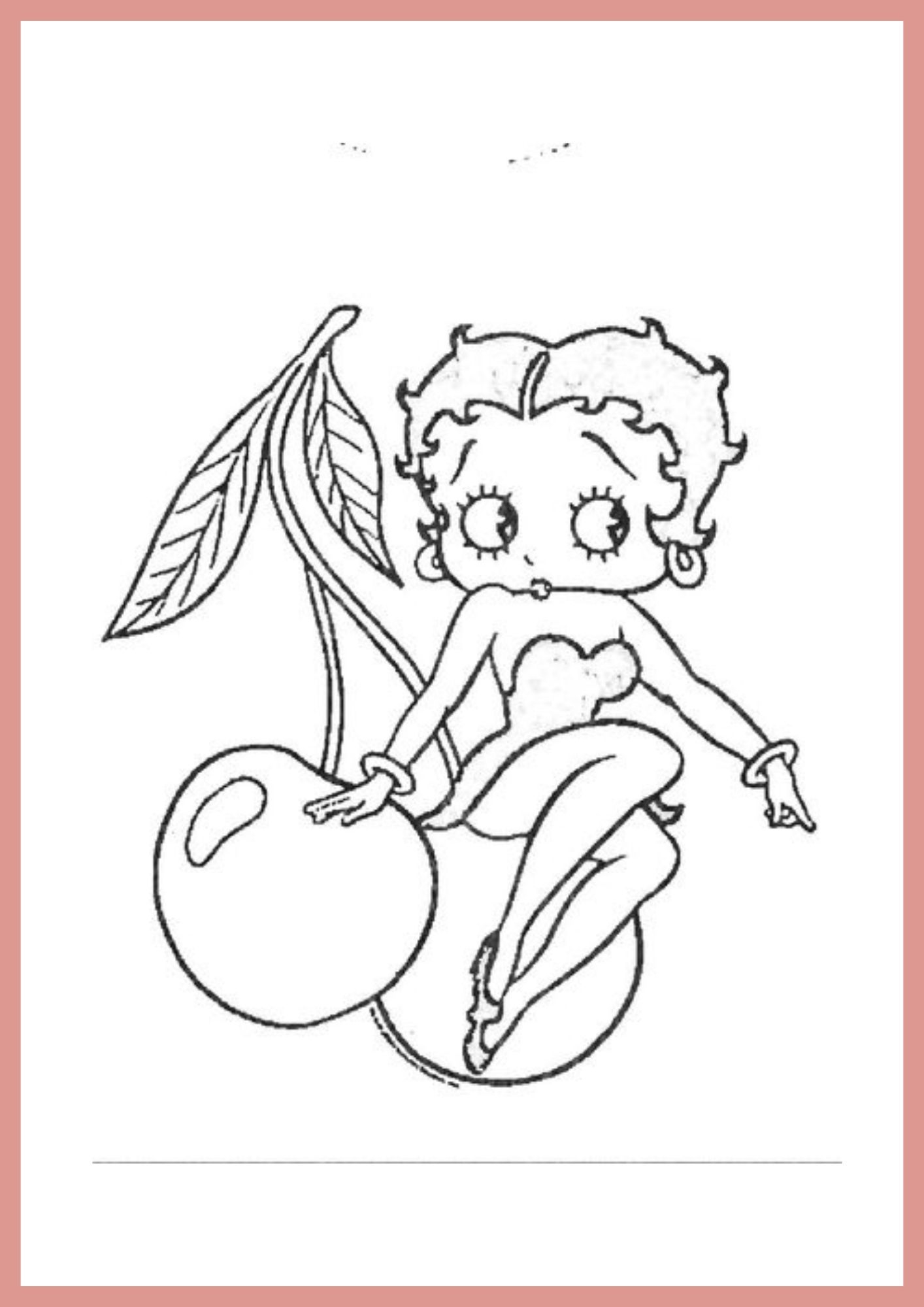 COLORING BOOK BETTY BOOP By Chamezyp Raket PH