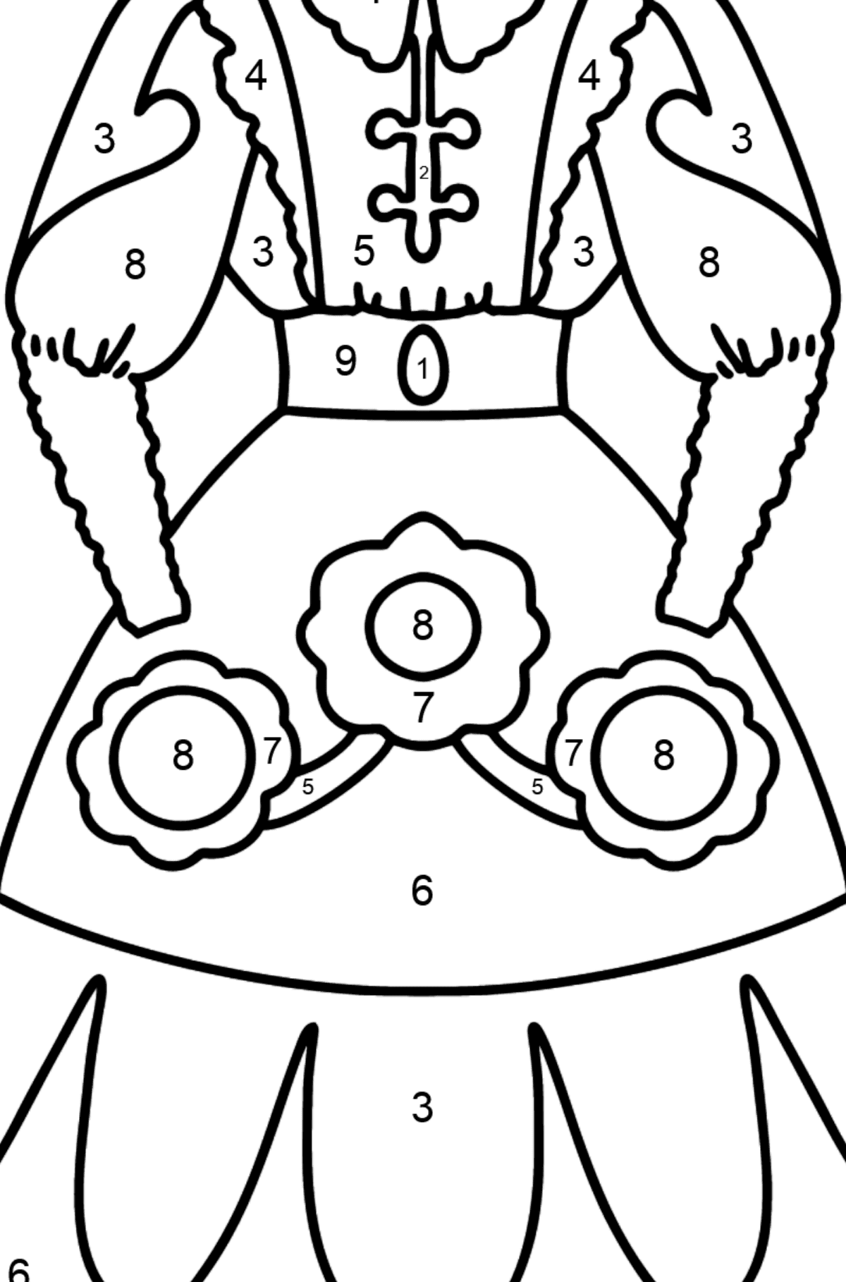 dress color pages