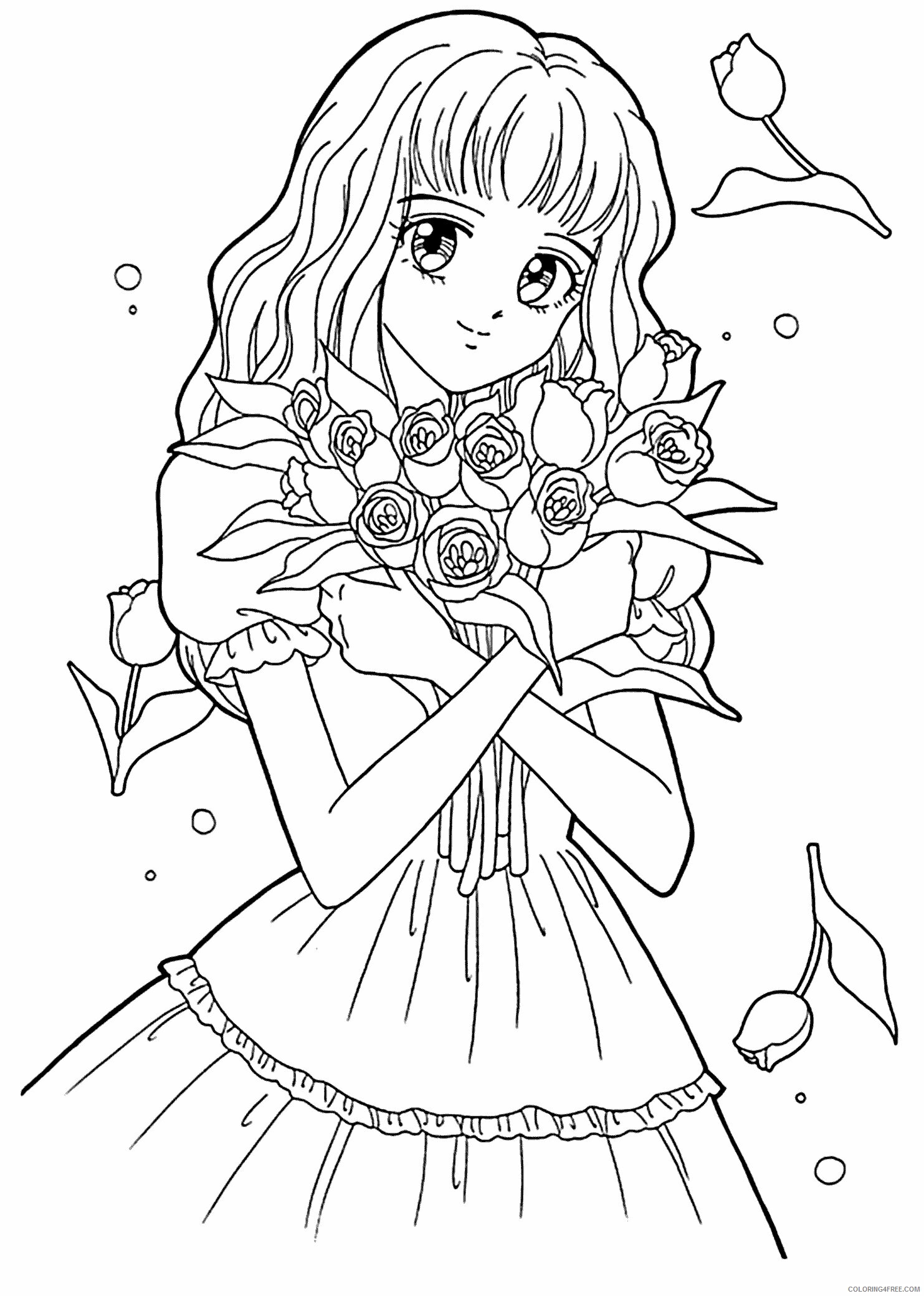 Coloring Pages Anime Coloring Pages For Kids Printable Sheets 
