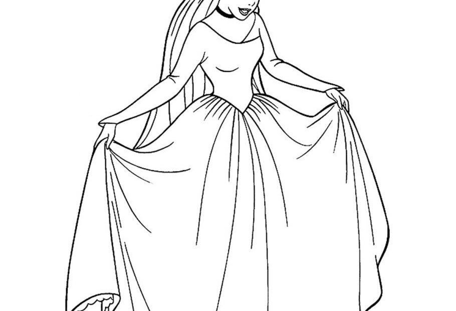 Coloring Pages Free Printable Princess Coloring Pages