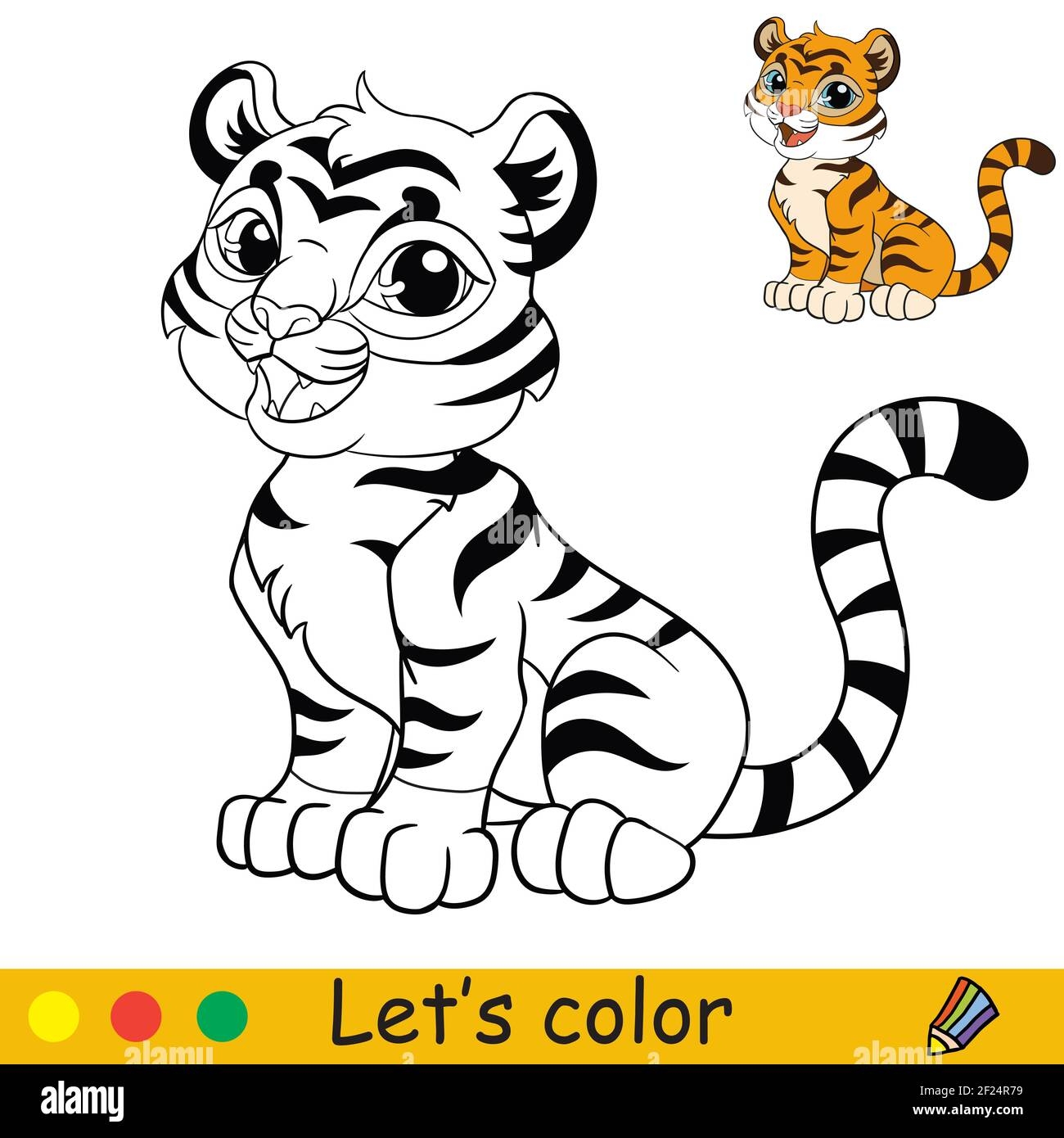 coloring tiger pictures