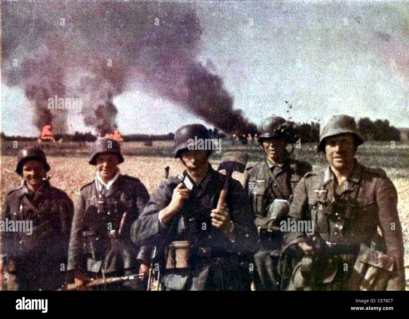 Colour Images Of The Second World War Stock Photo Alamy