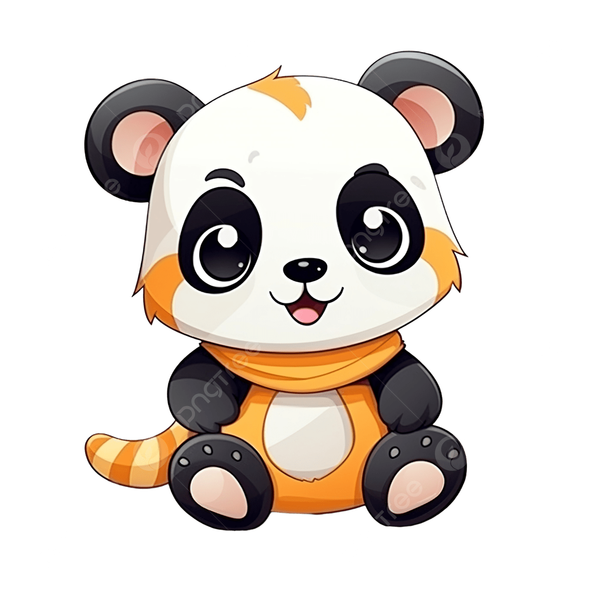 Cute Cartoon Animal Character Clipart Colorful Panda Panda Clipart Cute Clipart Cartoon Clipart PNG Transparent Image And Clipart For Free Download