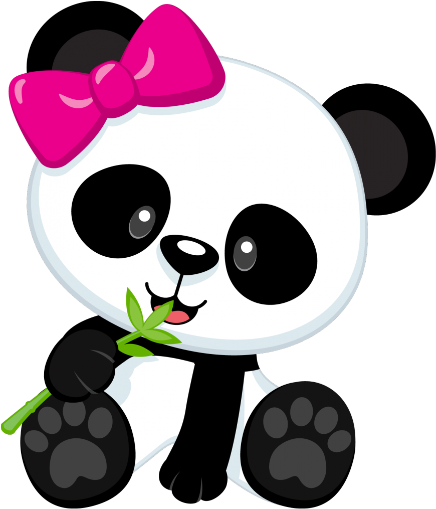 Cute Panda Cartoon Png Clipart Image Imagenes De Pandas Para Colorear 876x1024 Png Clipart Download