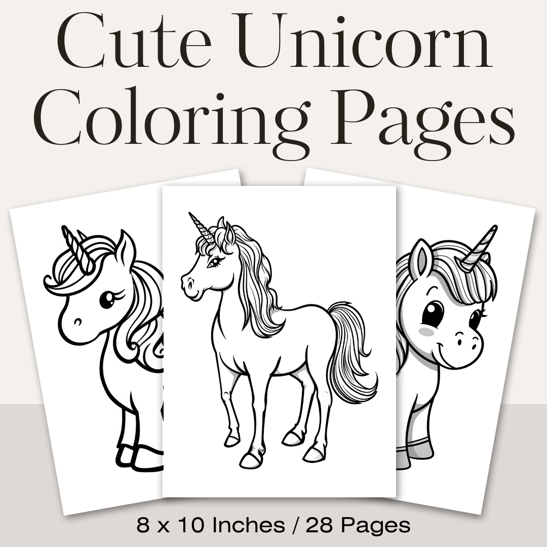 Cute Unicorn Coloring Pages Sheets Of Cute Unicorn Clipart 