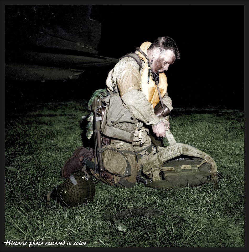 d-day pictures color
