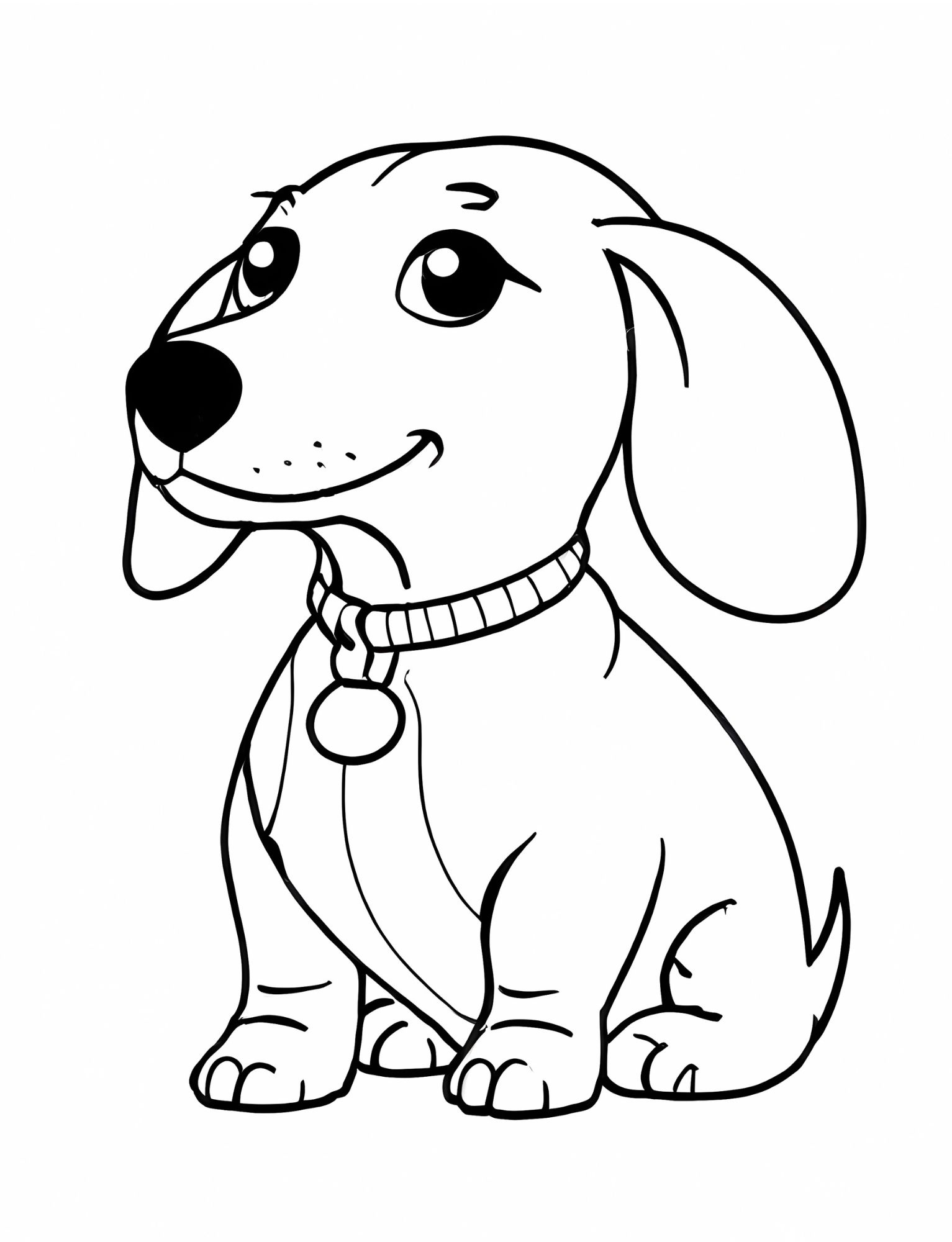 weiner dog coloring sheets