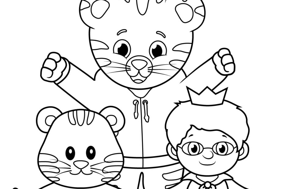 Daniel Tiger s Neighborhood Coloring Pages Free Printable PDFs WakeTheKids