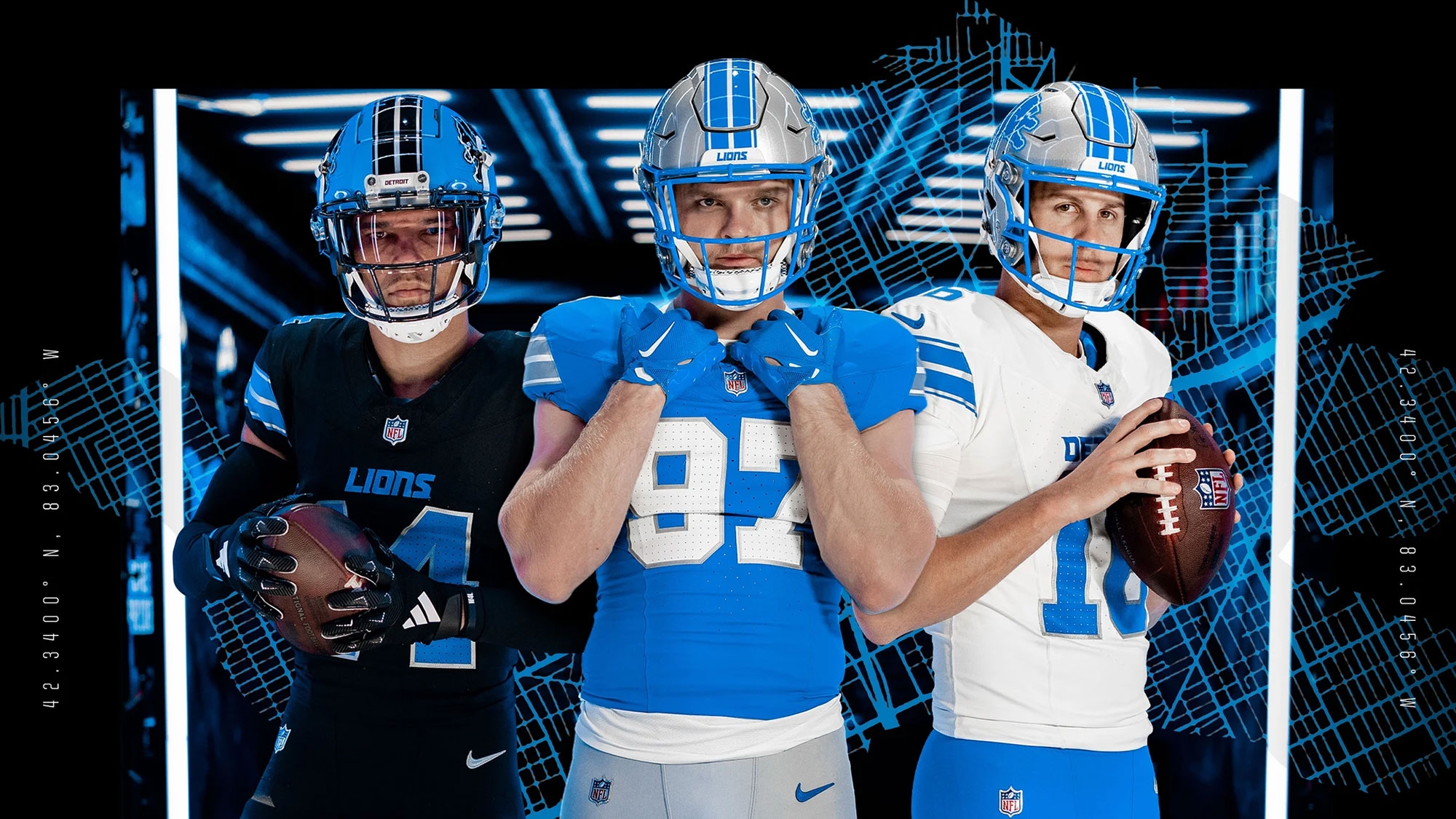 detroit lions color code