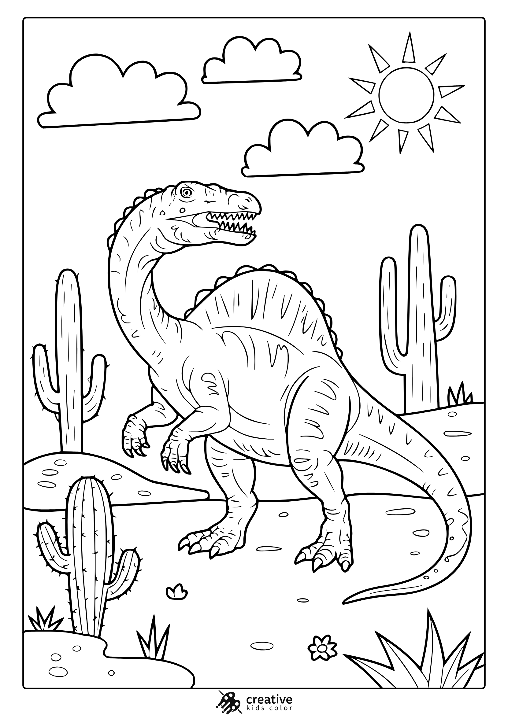 coloring pages dinosaurs printable