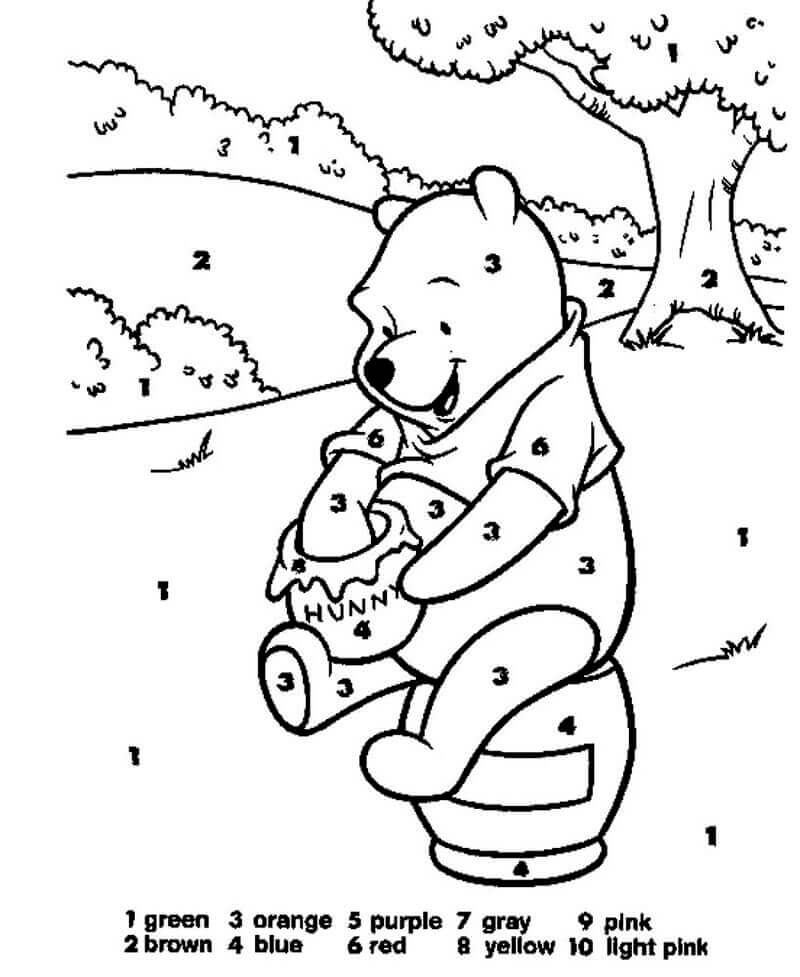 pooh bear color