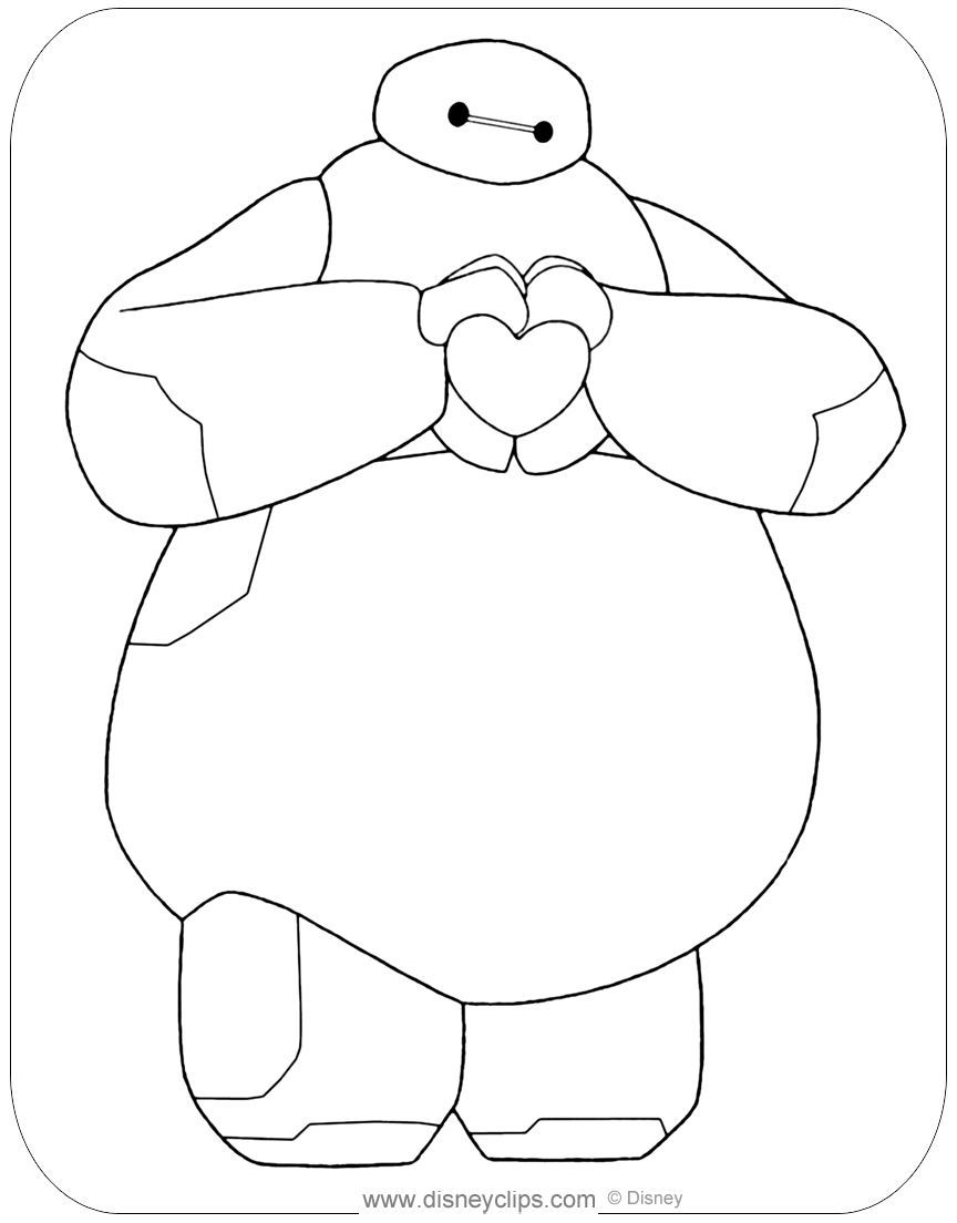 Disney s Big Hero 6 Coloring Pages Disneyclips