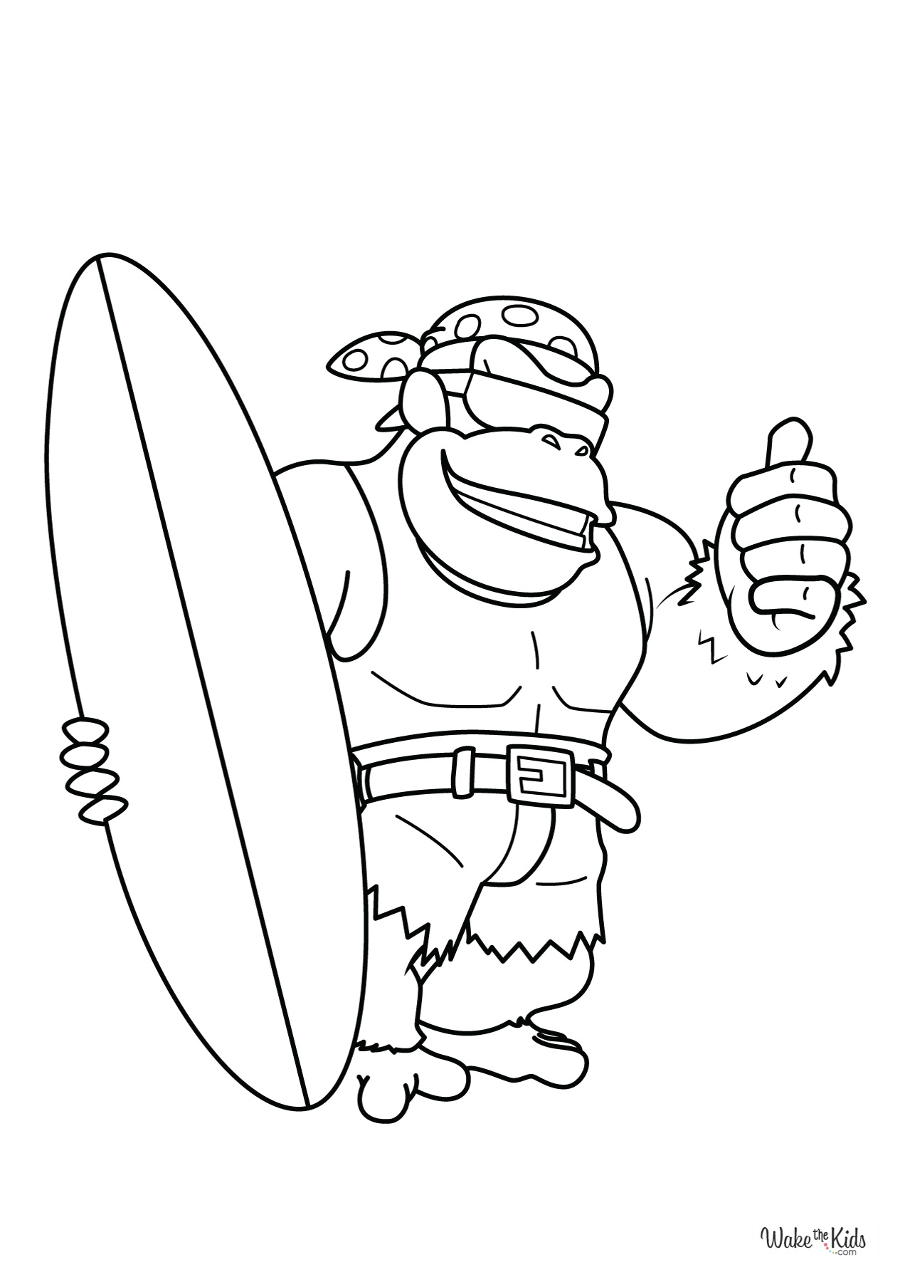 donkey kong pictures to color