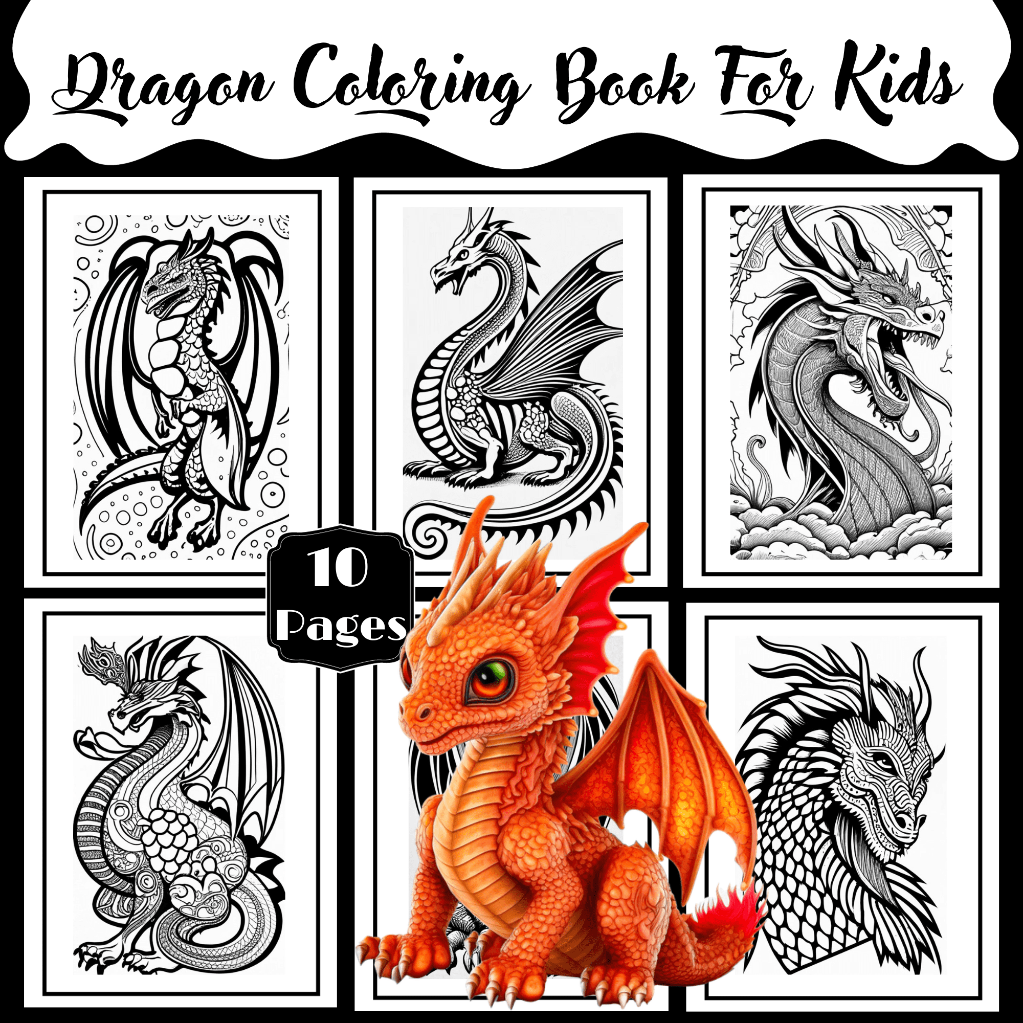 printable coloring pages of dragons