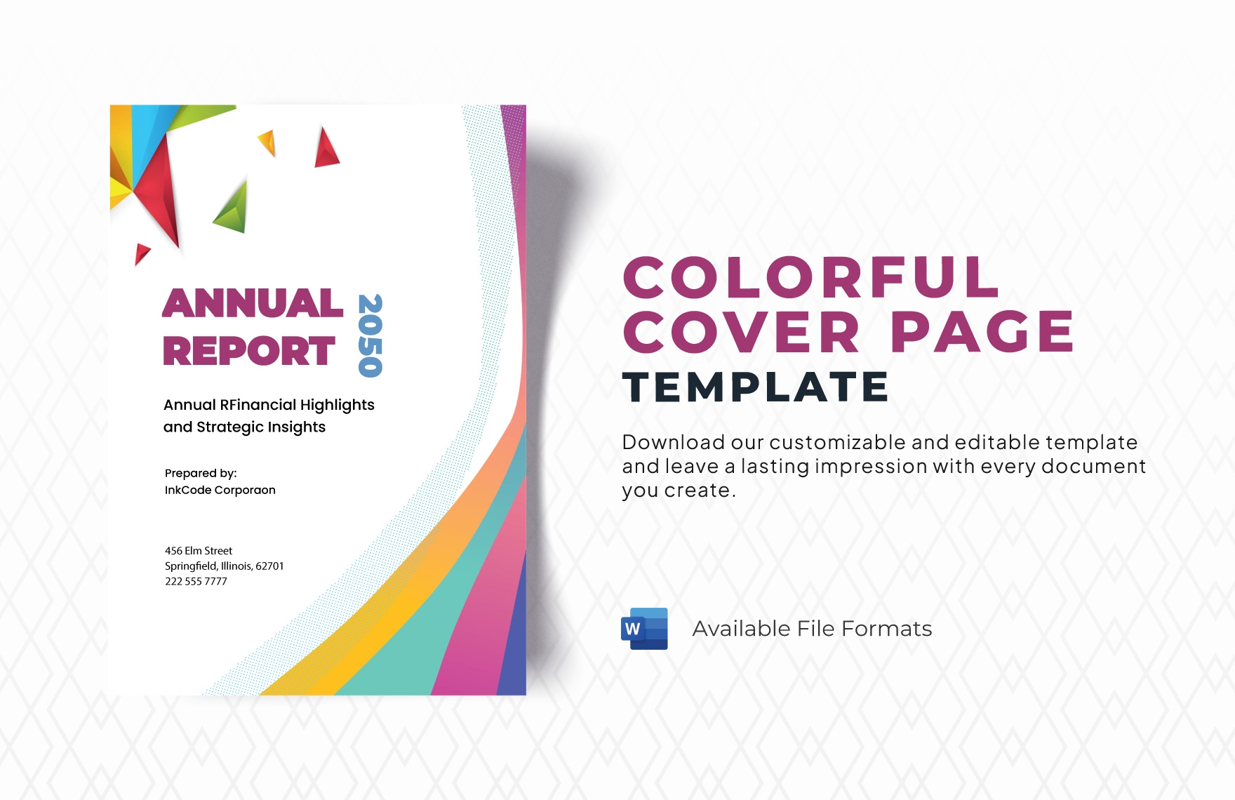 Editable Colorful Templates In Word To Download