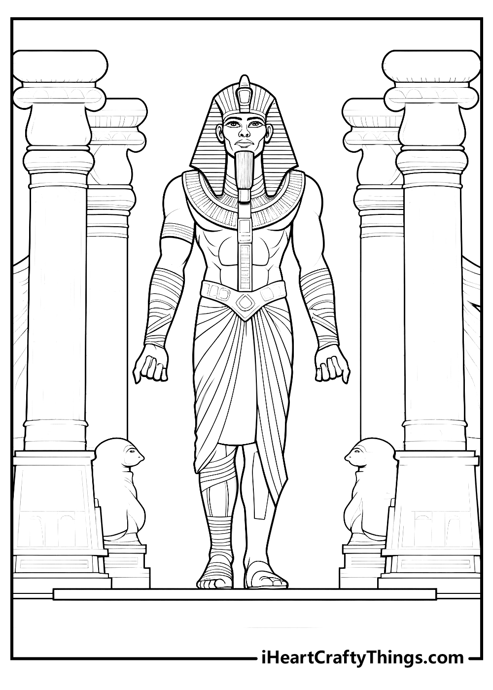 Egyptian Coloring Pages 100 Free Printables 