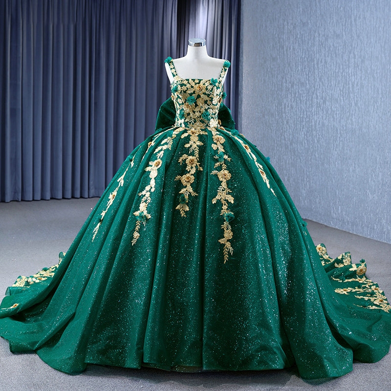 emerald color dress