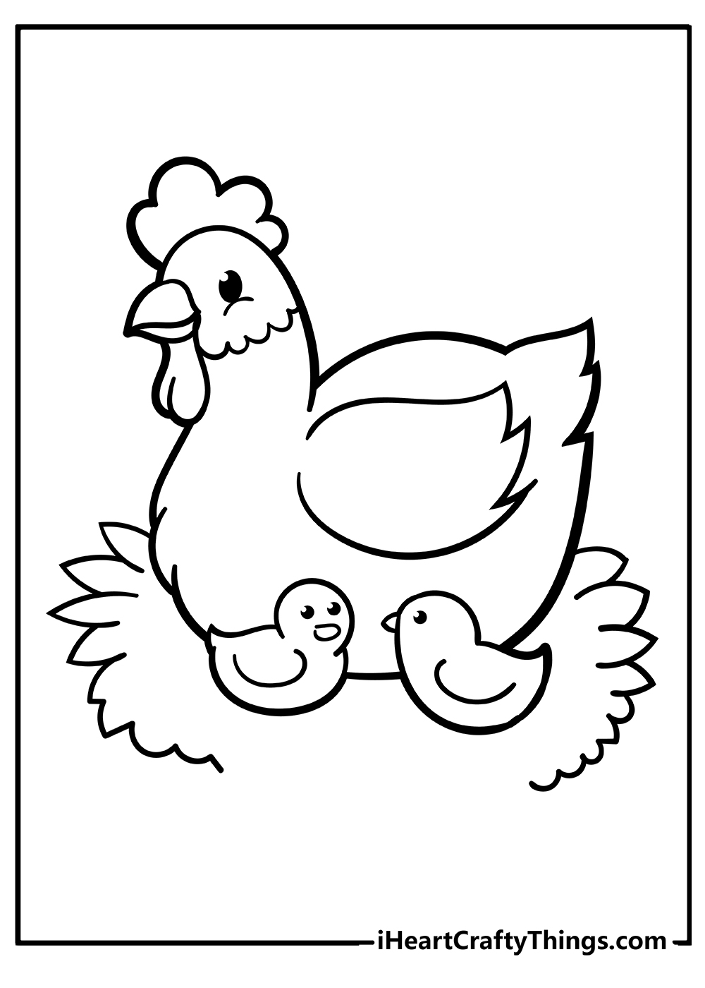farm animal coloring sheets for preschool