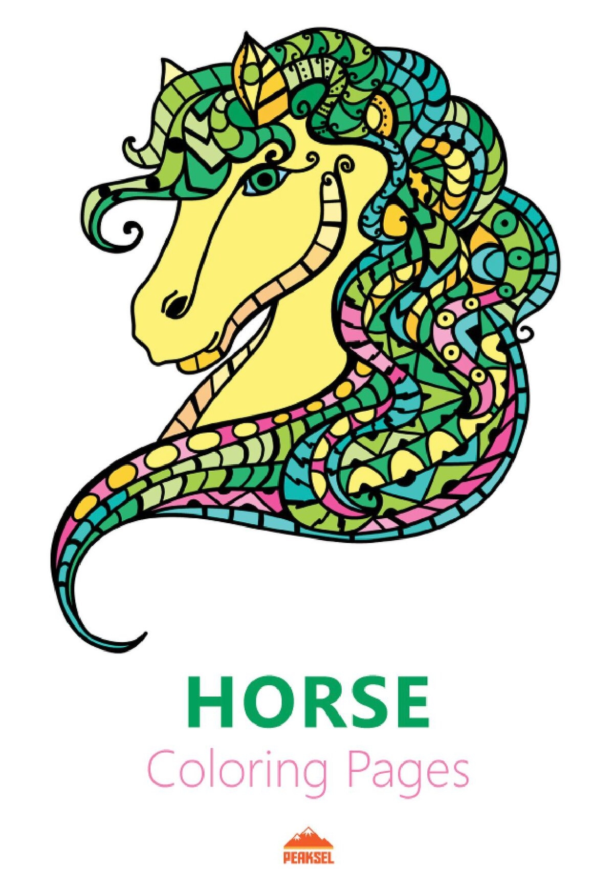 printable horse coloring book