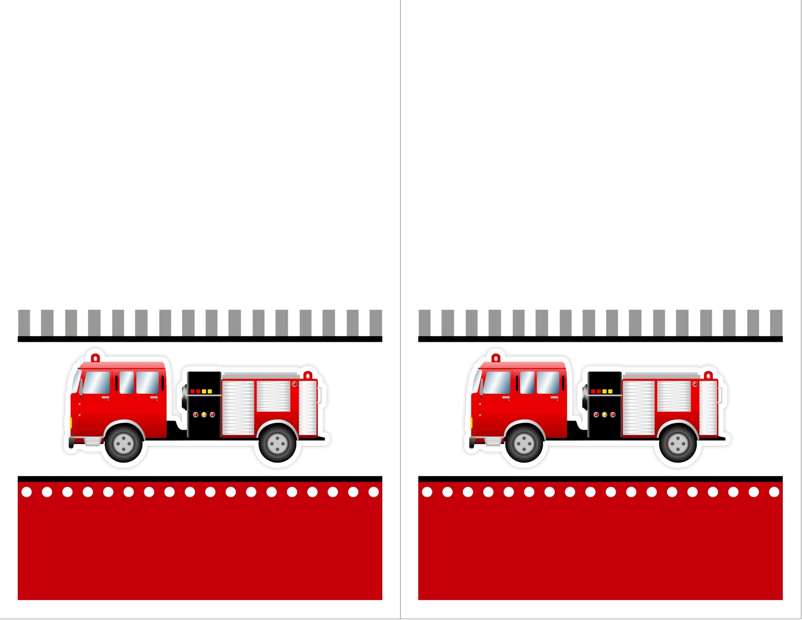 fire truck to print free