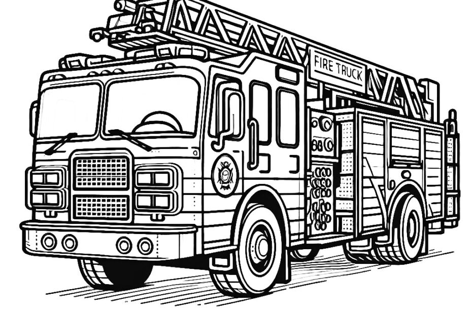 Firefighter Coloring Pages 3 Free Printable Sheets