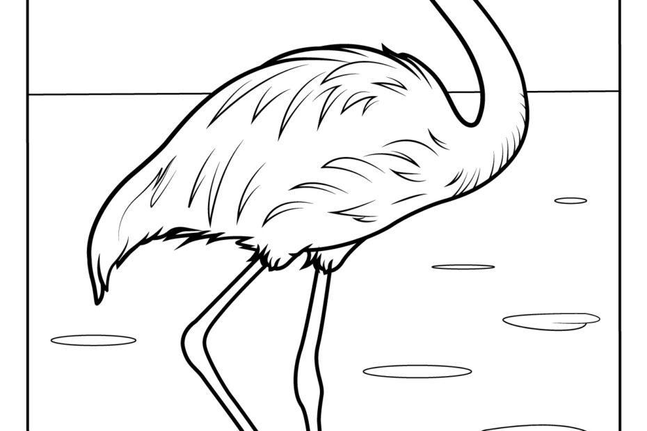 Flamingo Coloring Pages Free Printable PDFs WakeTheKids