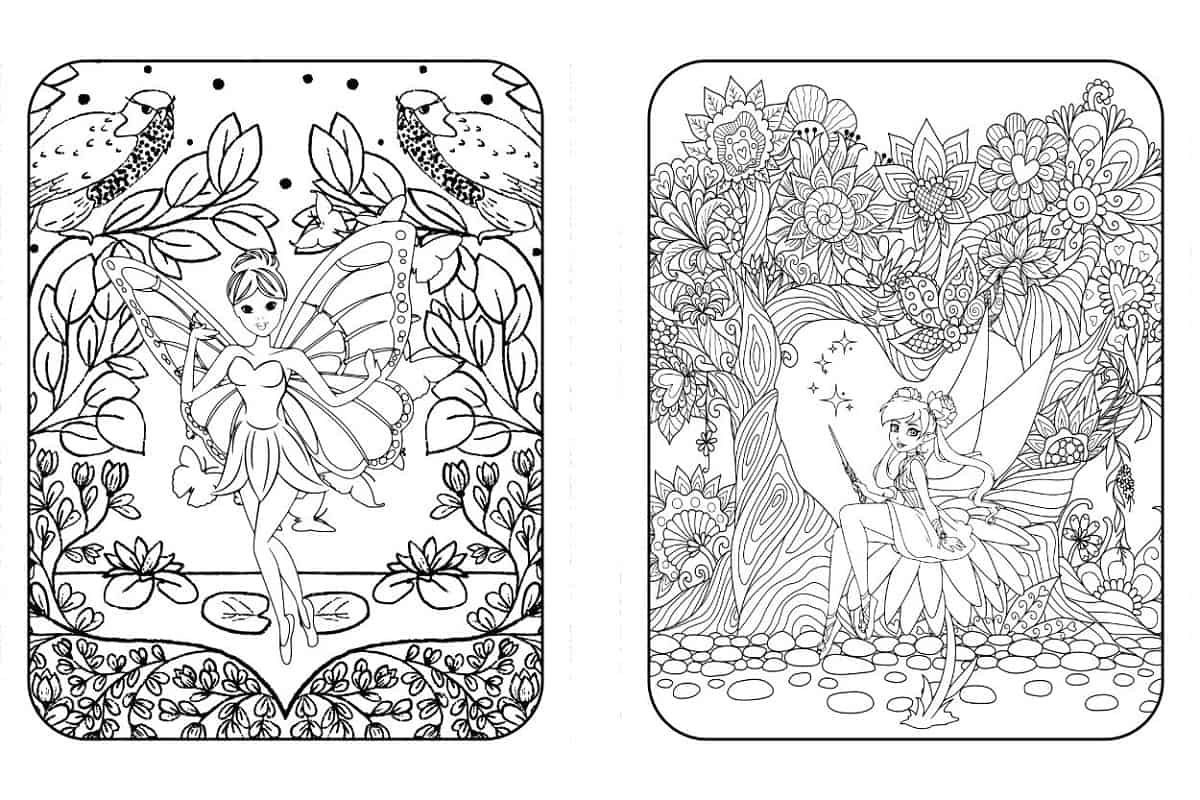 fairy coloring pages printable