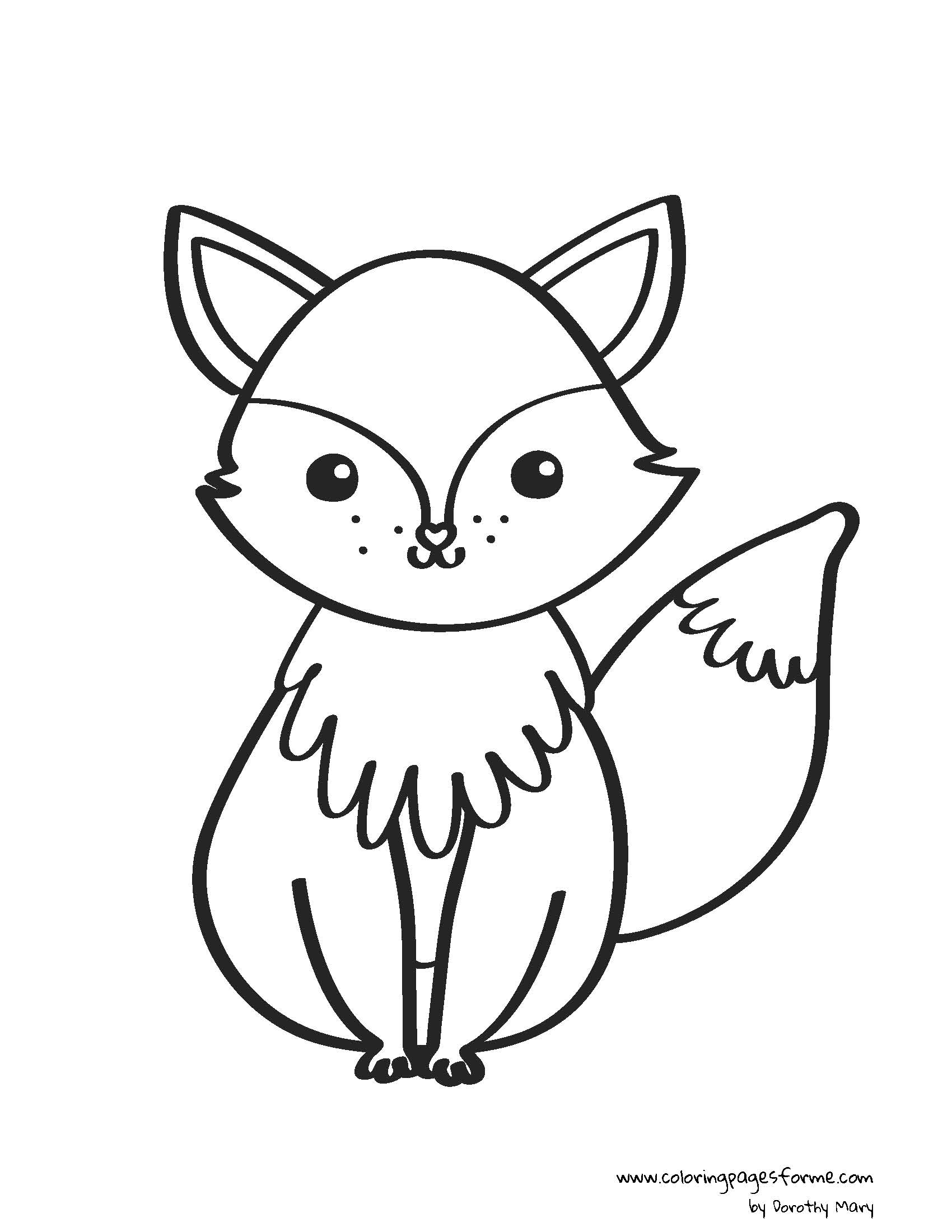 coloring book images of animals