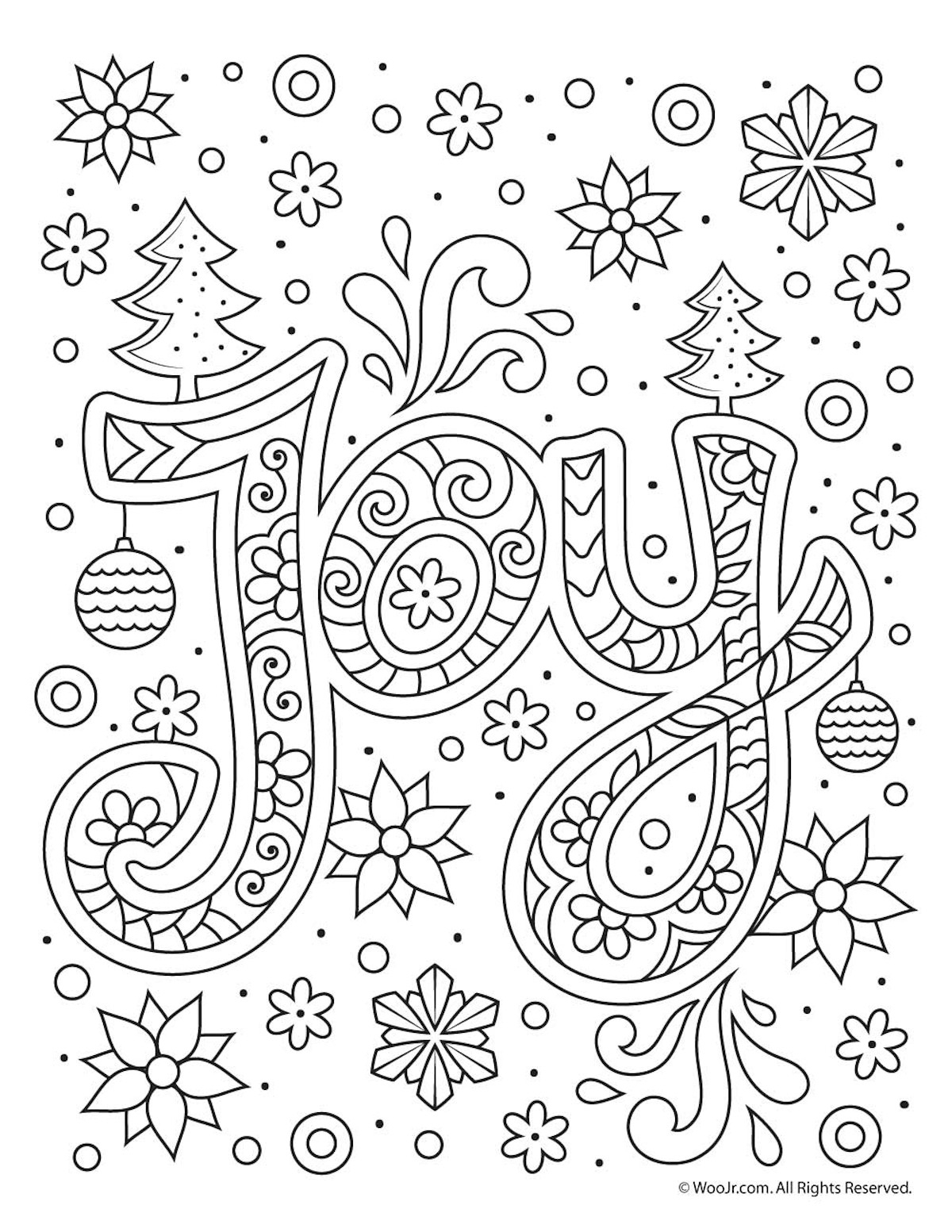 printable christmas coloring pages free