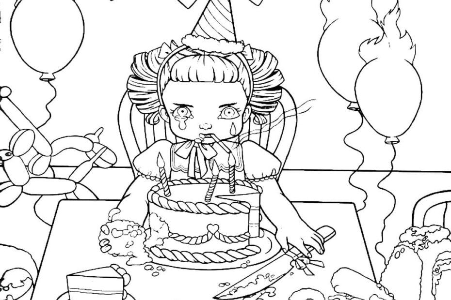 Free Cry Baby Melanie Martinez Coloring Page Download Print Or Color Online For Free