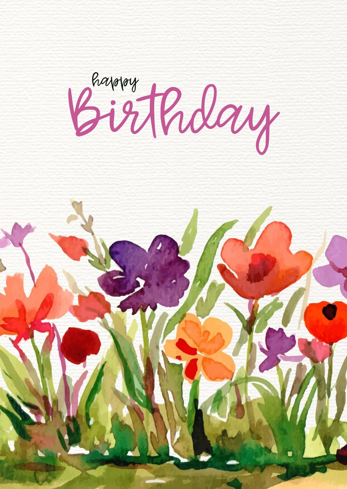 Free Custom Printable Birthday Card Templates Canva
