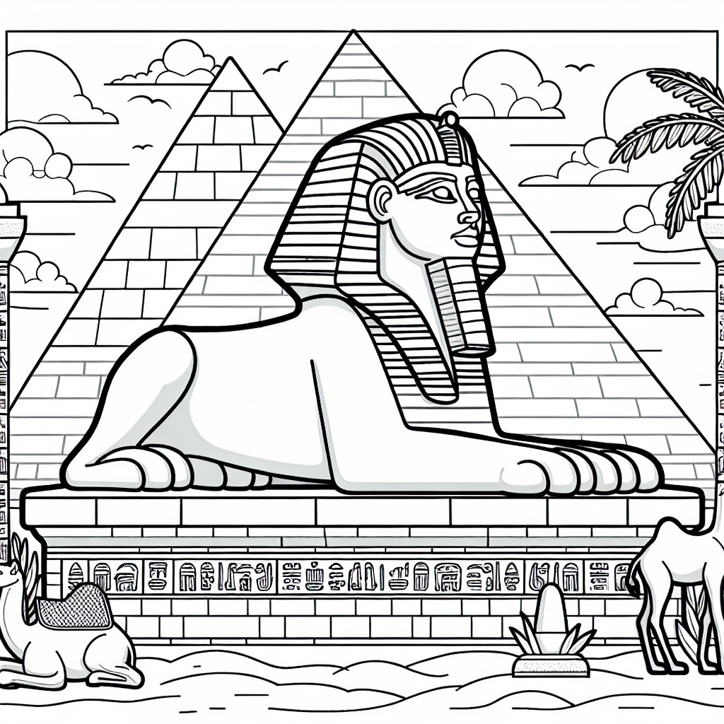 Free Egypt Color Book 15 Coloring Pages Explore The Wonders Of Egypt With Our Coloring Pages