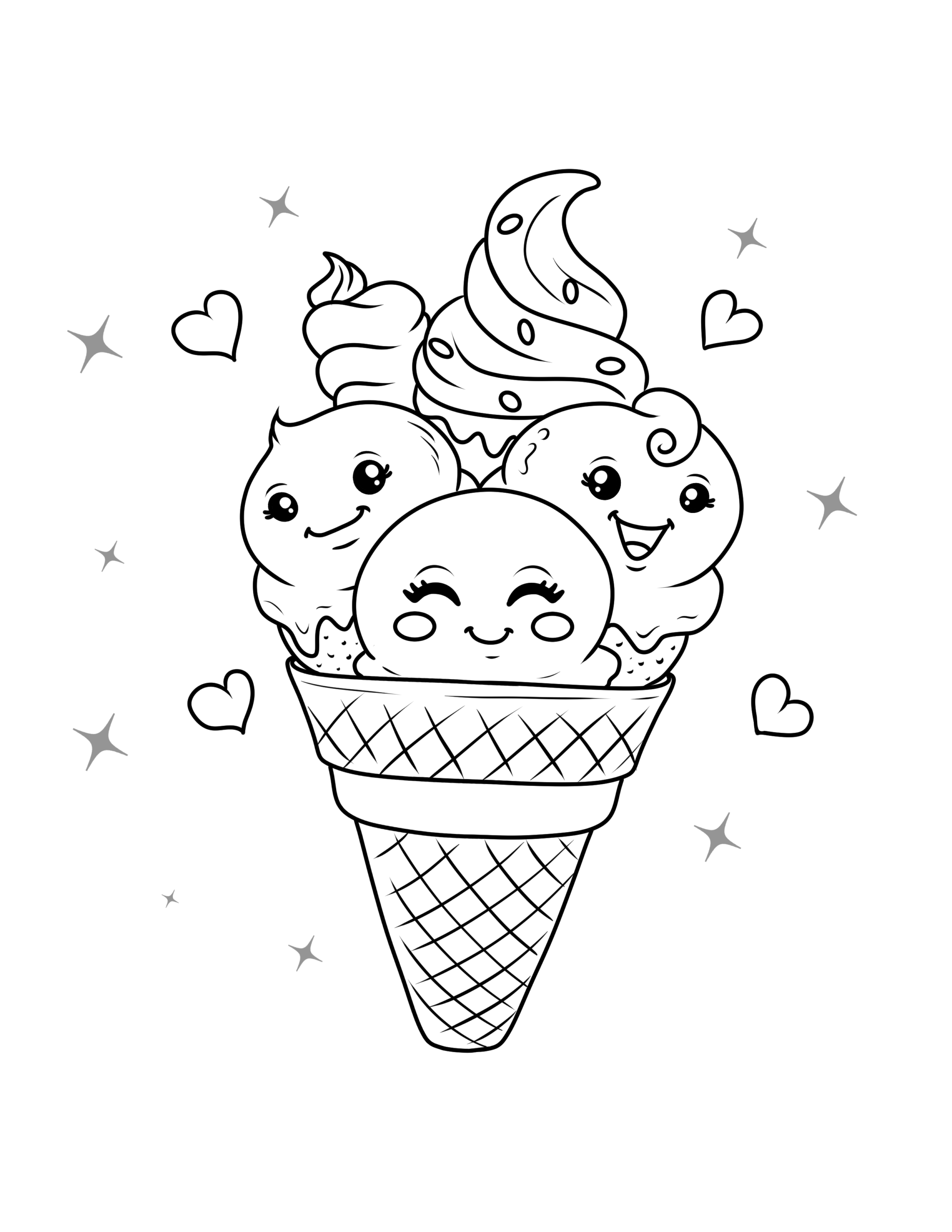 free printable coloring pages food