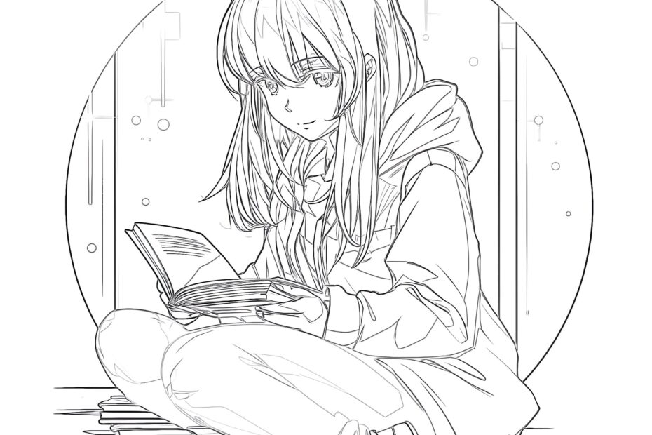Free Printable Anime Coloring Sheets Coloring Pages Mimi Panda
