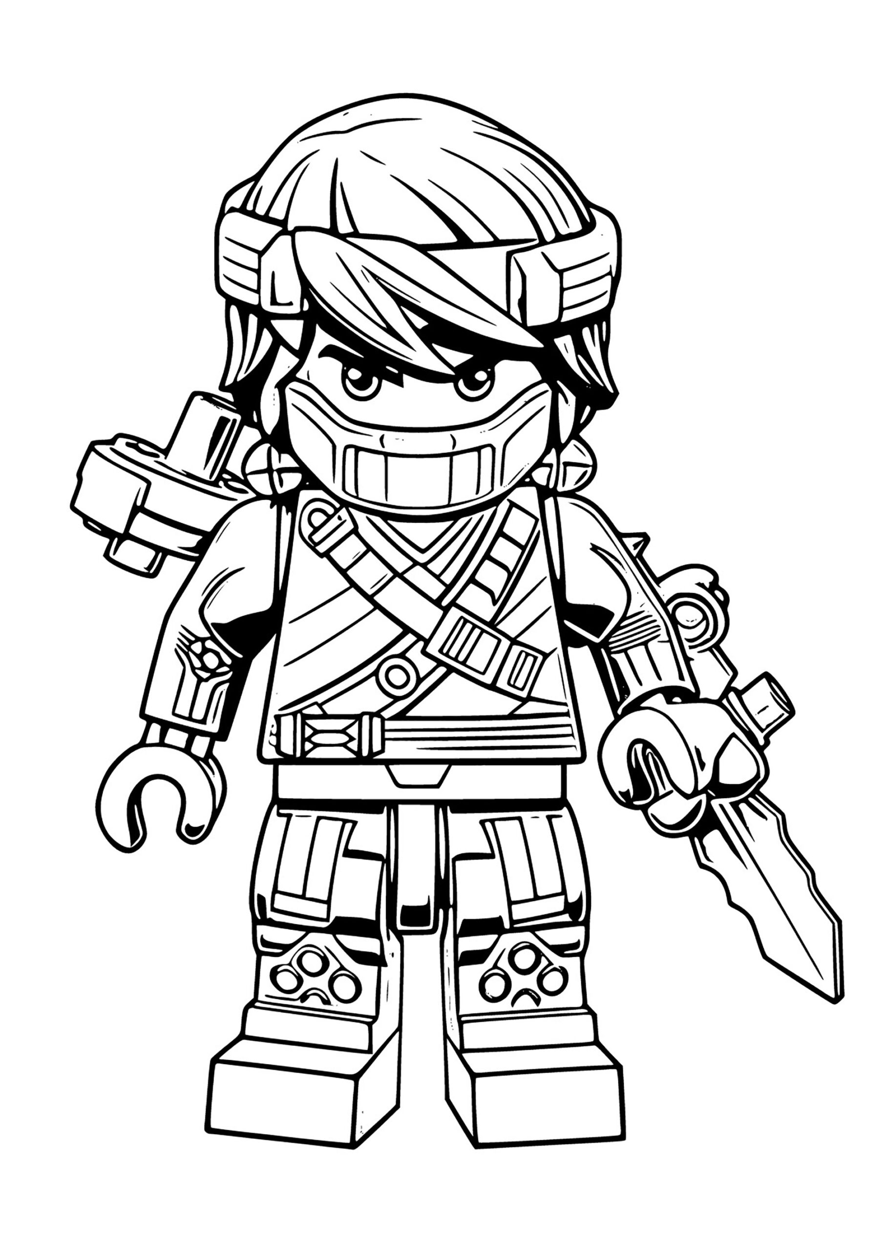ninjago pictures to color