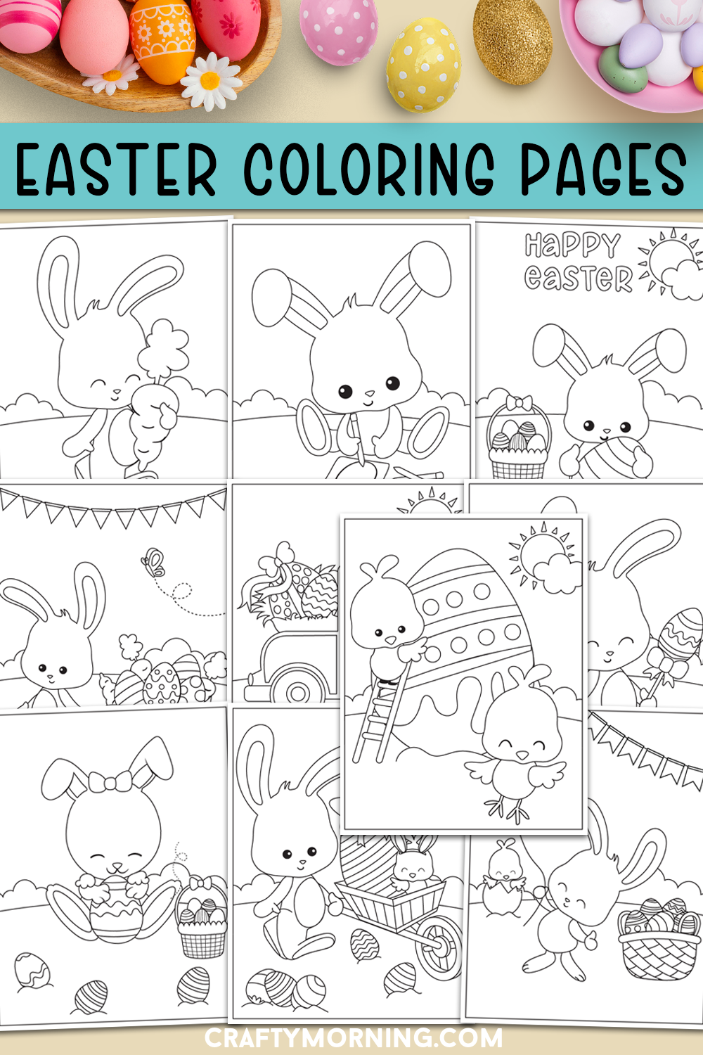 free easter coloring printables