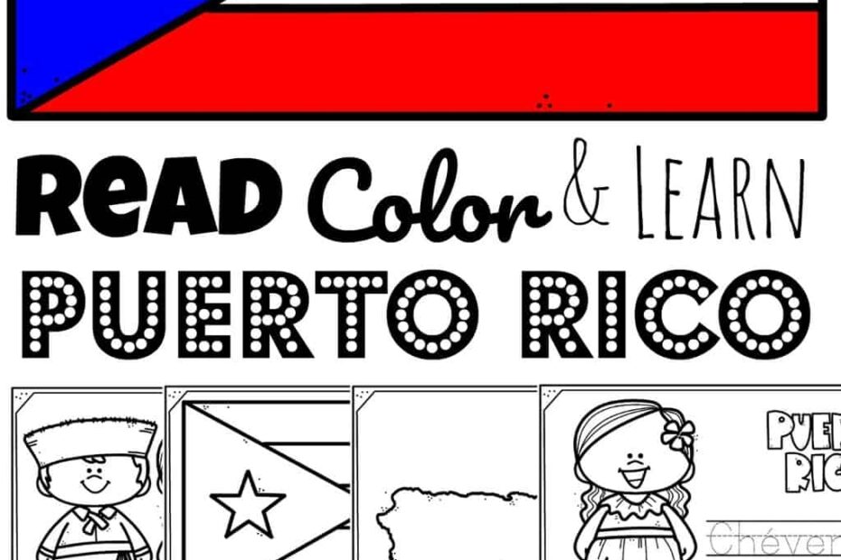 FREE Printable Puerto Rico Coloring Pages