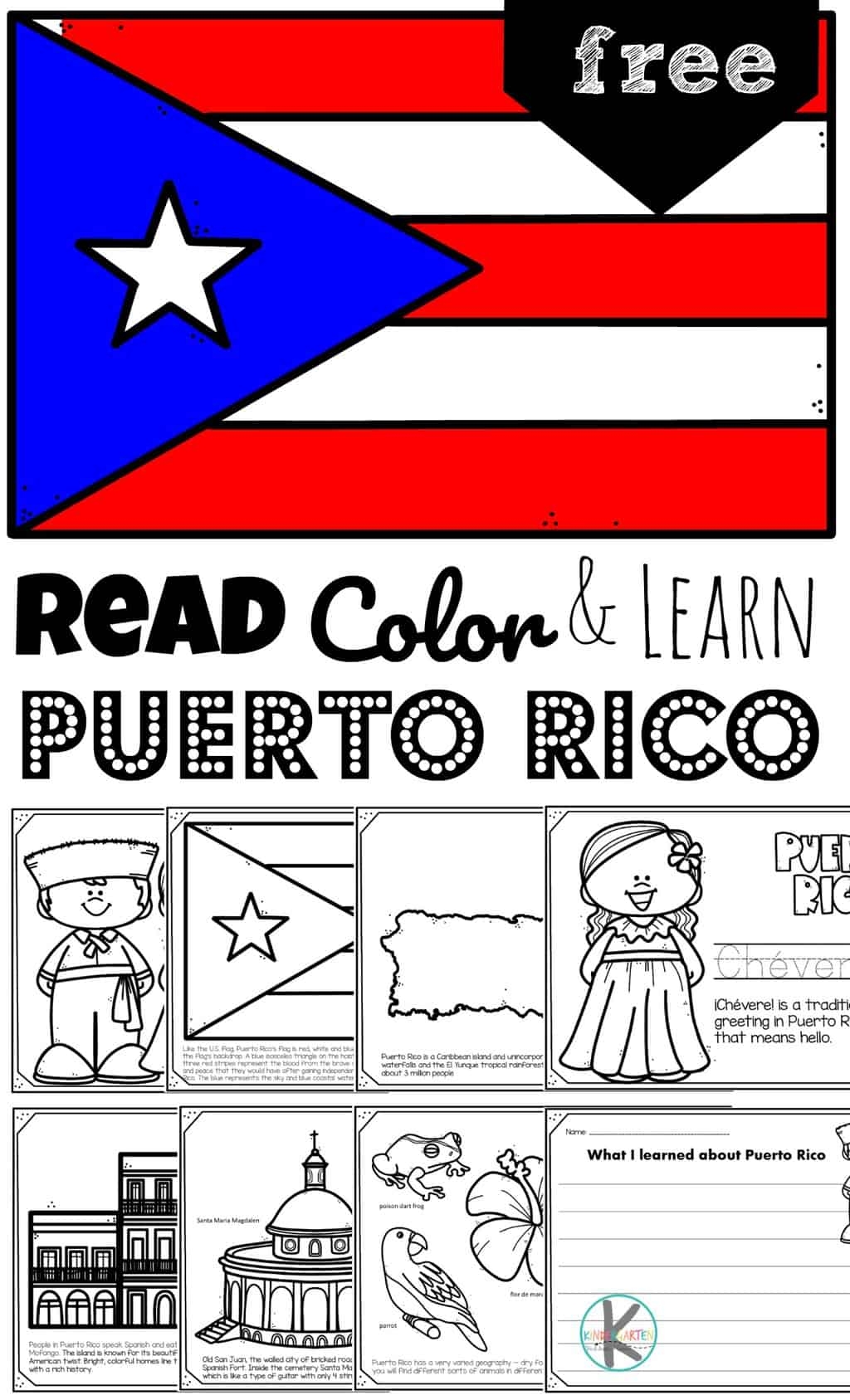 FREE Printable Puerto Rico Coloring Pages