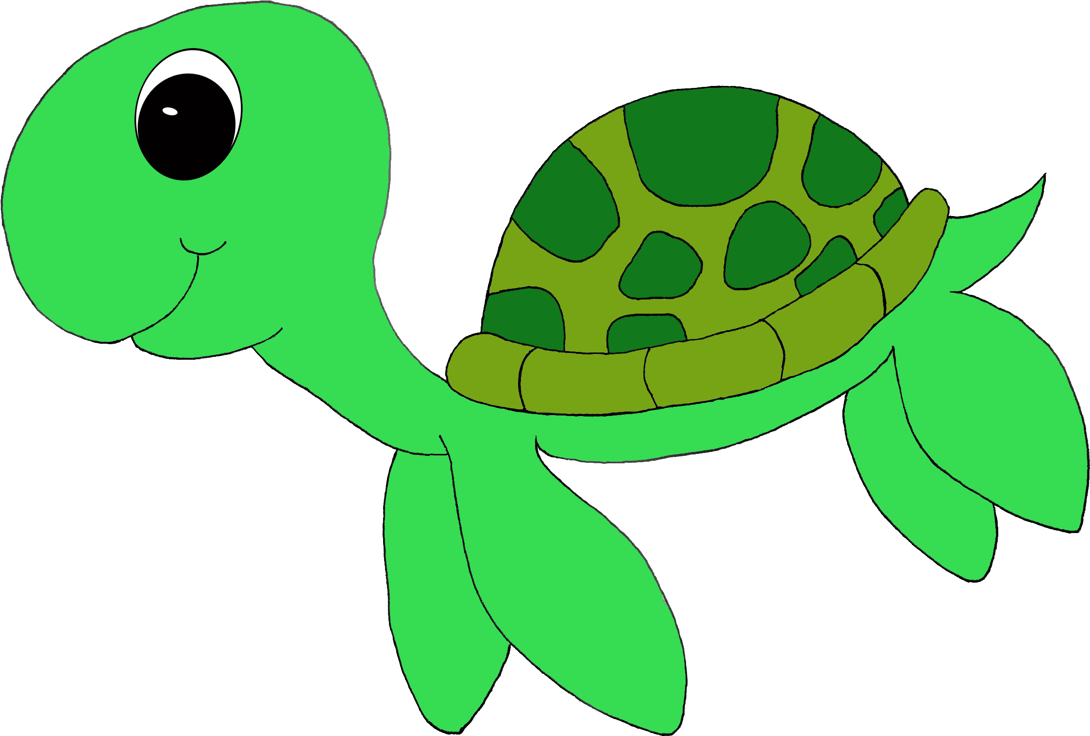 Free Printable Turtle Clip Art Cute Sea Turtle Clipart 