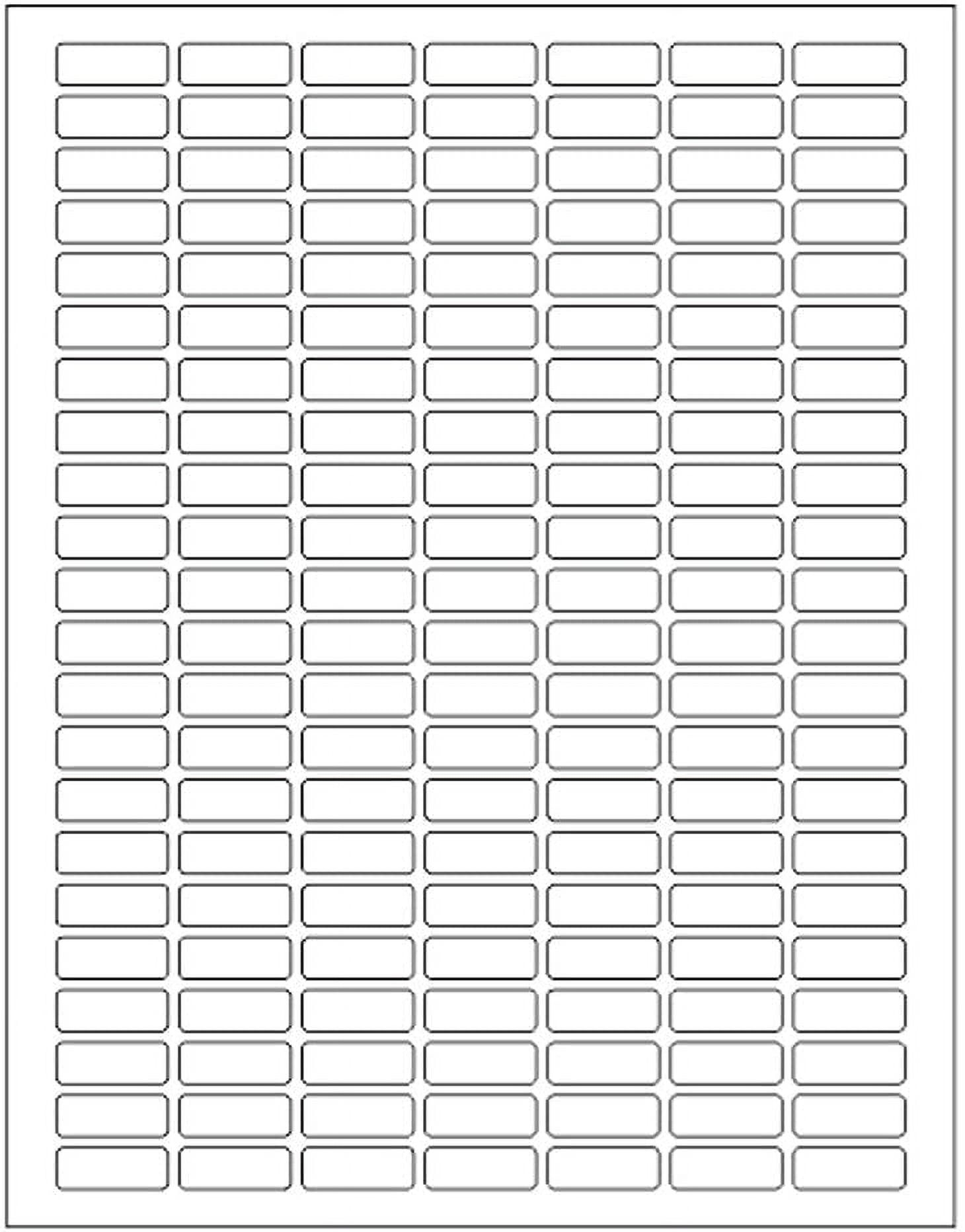 Free Shipping White Printable Labels Sheets Bonus Color Labels White Rectangular Stickers 1