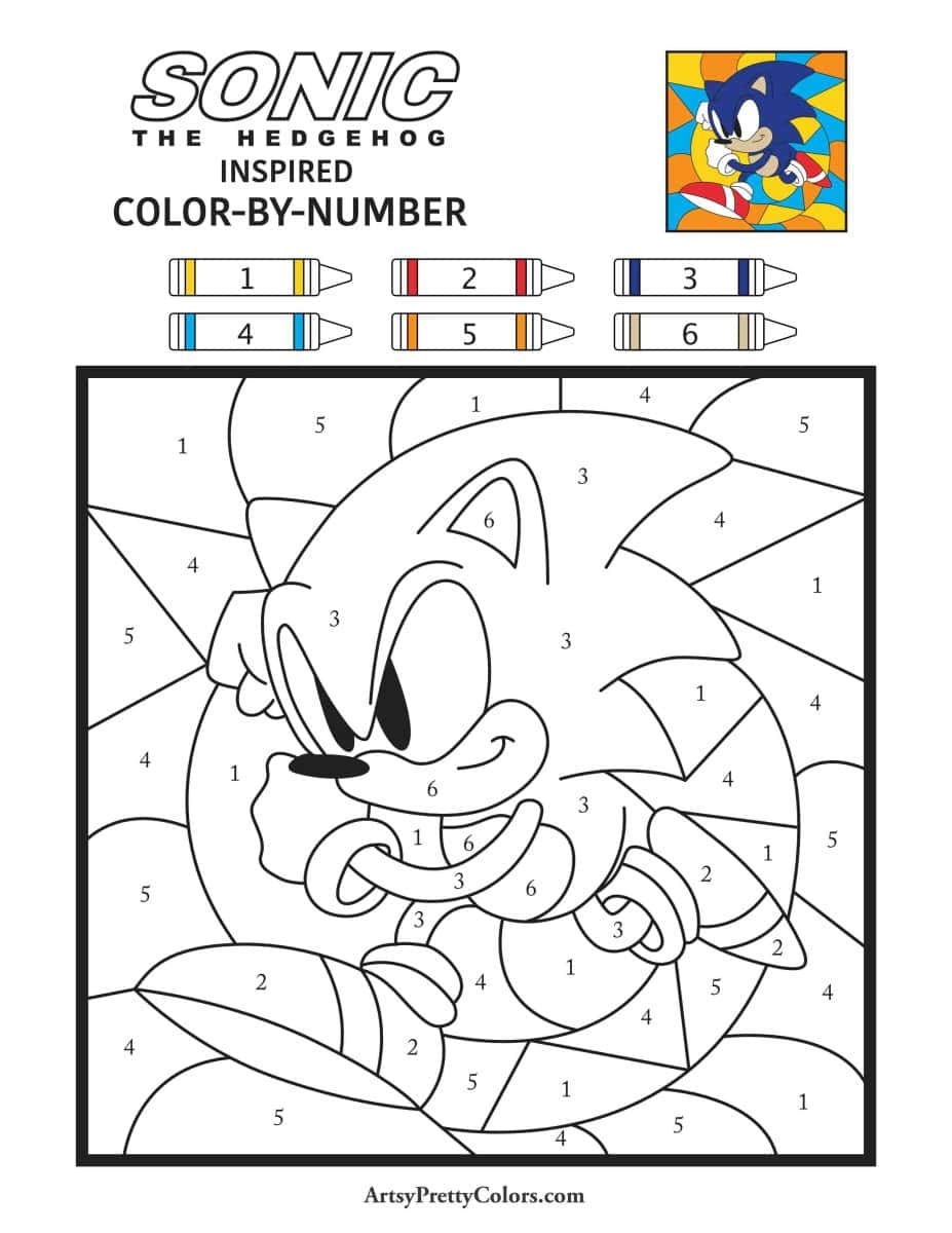 printable coloring pages sonic