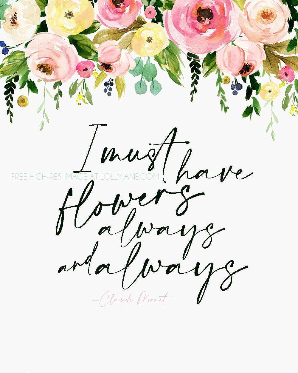 flower art printable