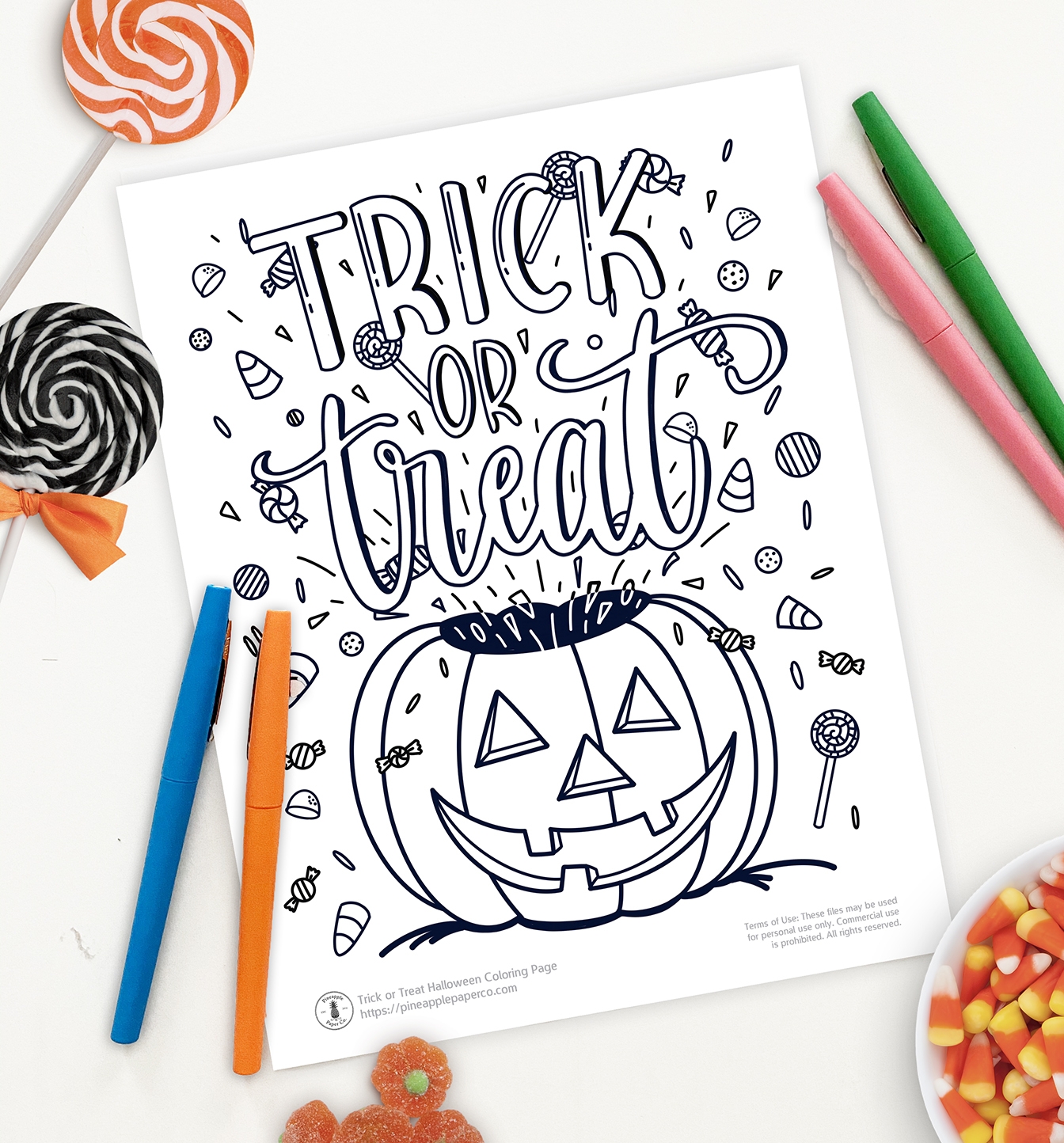 halloween free printable coloring pages