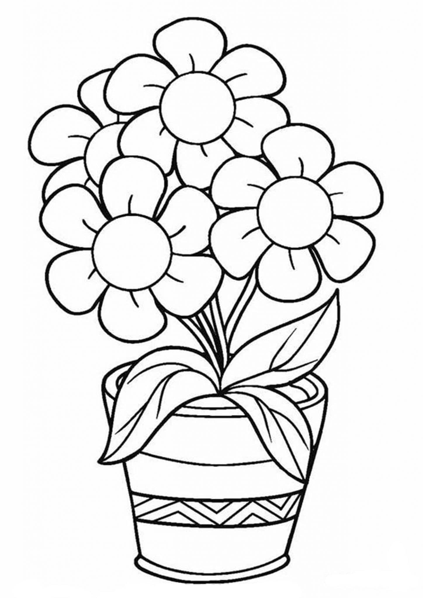 flower printable coloring pages