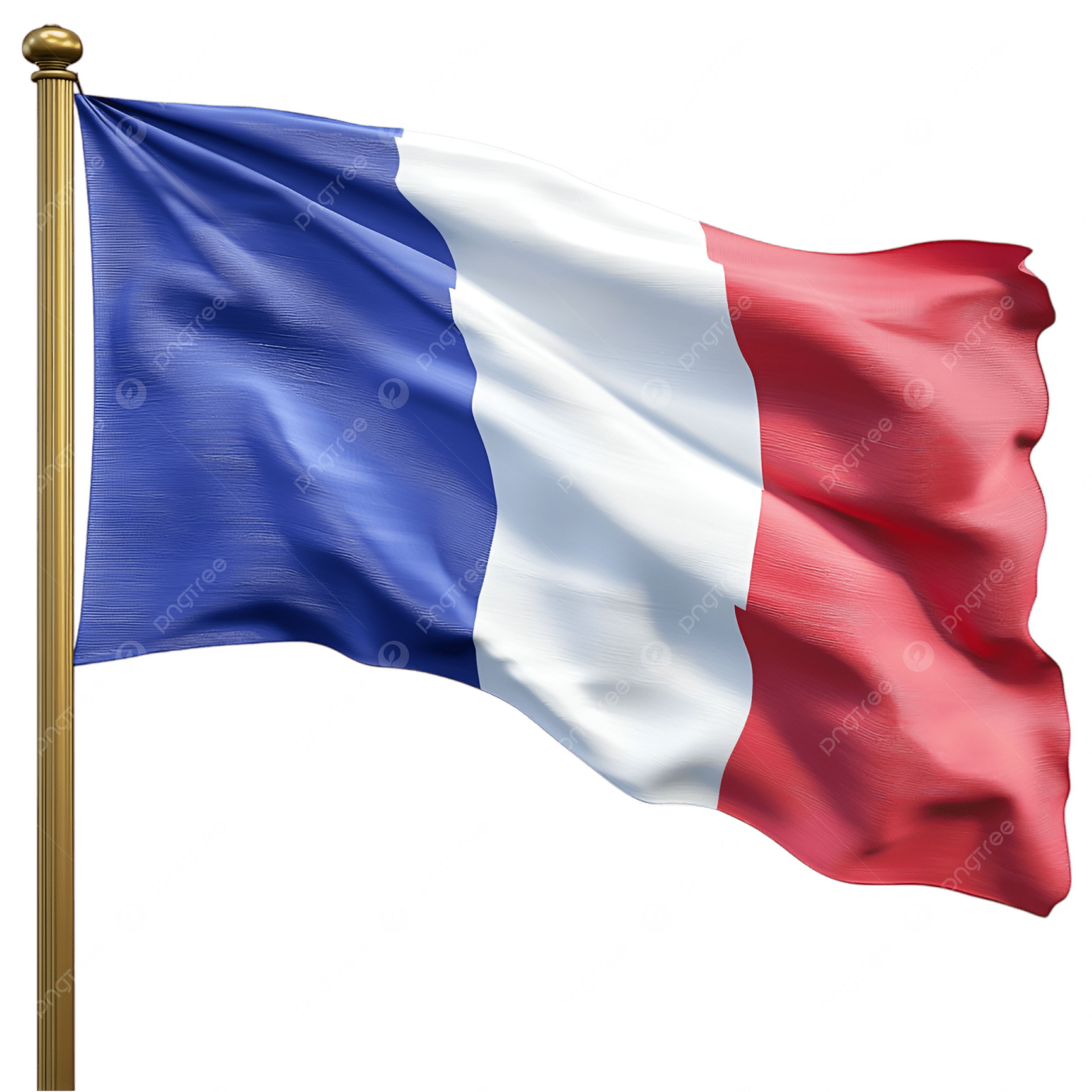 French Flag Waving Proudly Blue White Red National Colors French Flag Flag Waving PNG Transparent Image And Clipart For Free Download