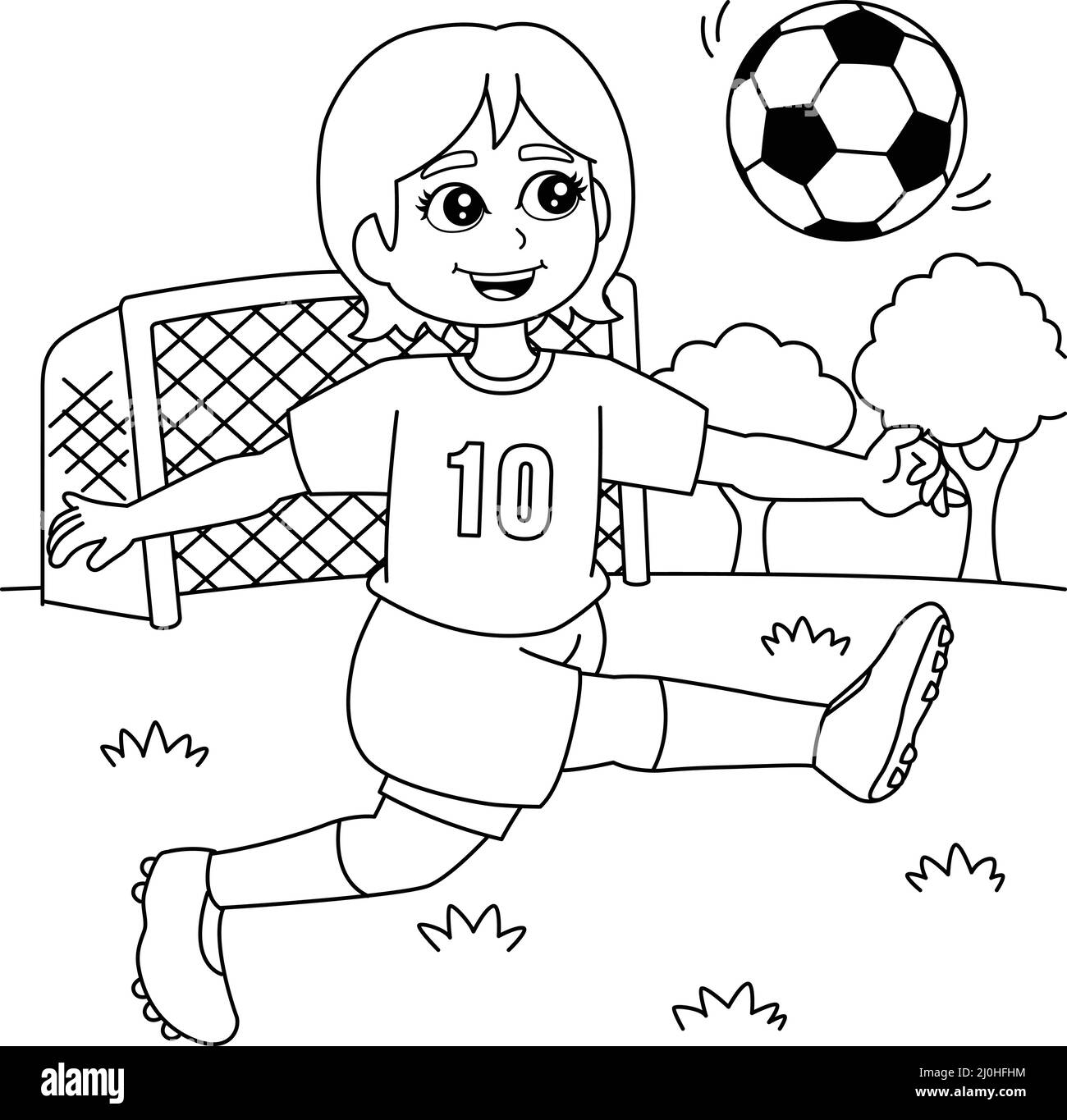 soccer coloring pictures