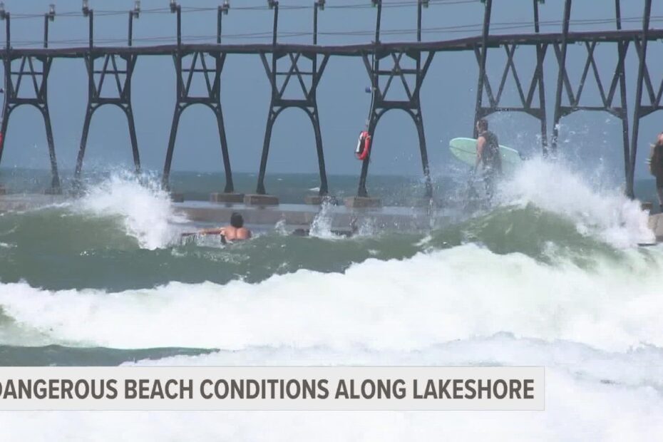 Grand Haven State Park Modifies Red Flag System To Indicate Water Access Closure