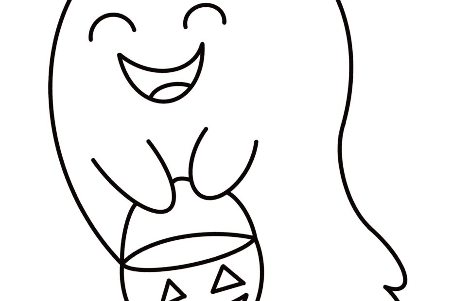 Halloween Ghost Coloring Page For Kids coloring For Kids coloring Pages coloring Sheets coloring coloring For Adults colouring kids Crafts