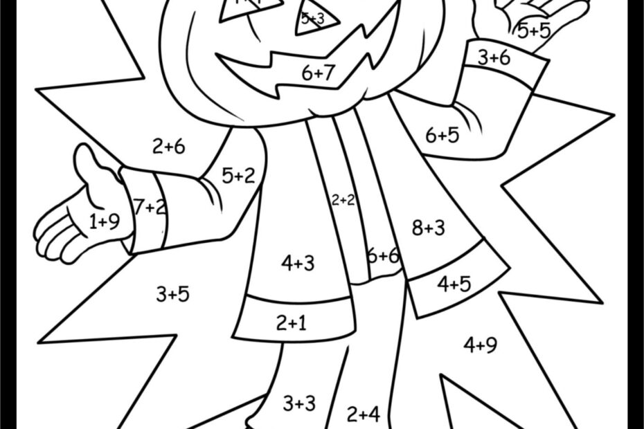 Halloween Math Coloring Pages 15 Free PDF Printables Printablee