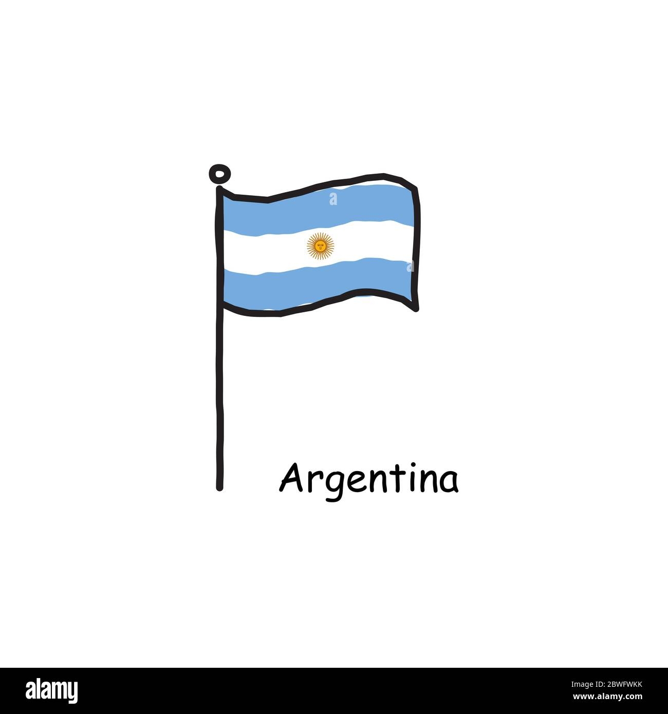 color of argentina flag